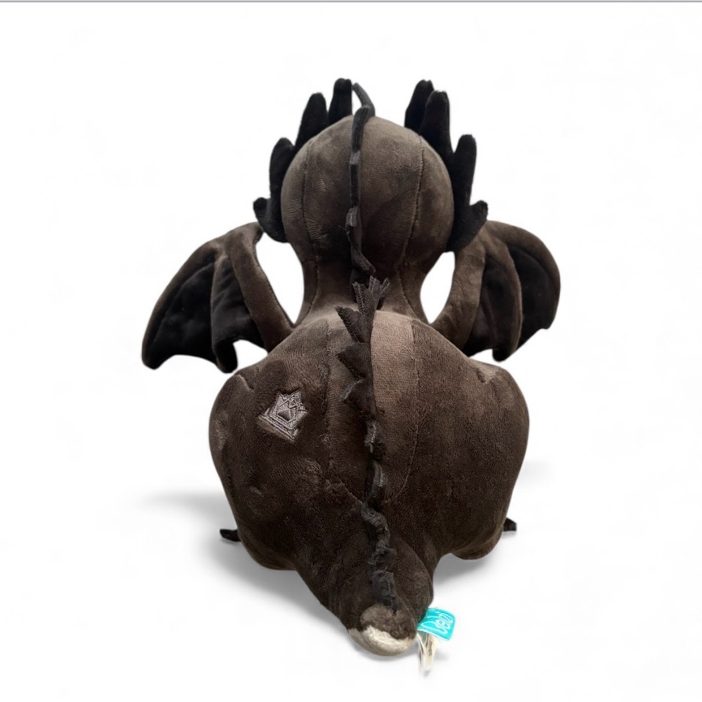 Bellzi Black Dragon Plush - Draggi the Fire Dragon Plush Toy Ultra RARE Toy - Picture 10 of 14